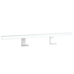 vidaXL LED veidrodžio &scaron;viestuvas, &scaron;iltos baltos spalvos, 13W, 80cm