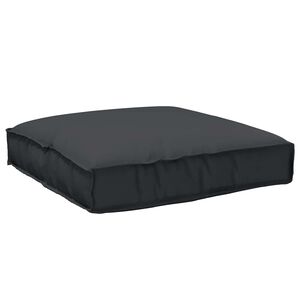 vidaXL Pagalvėlė Oksfordo audinys Juoda 80 x 80 x 12 cm