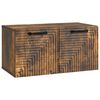 vidaXL Sieninė TV spintelė Dūminio ąžuolo 59,5 x 31 x 30 cm