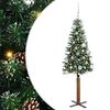 vidaXL Lieknas Kalėdų eglutė Žalia 150 cm PVC ir kietasis pu&scaron;ų medis