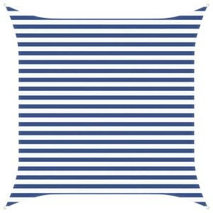 vidaXL Saulės burė Mėlyna ir balta 3 x 3 m 100% poliesteris Oksfordas