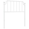vidaXL Metalinis pakaitinis galvūgalis, baltos spalvos, 90cm