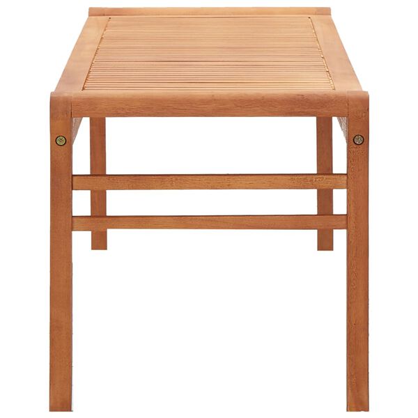 vidaXL Trivietis sodo suoliukas, 150cm, eukalipto medienos masyvas