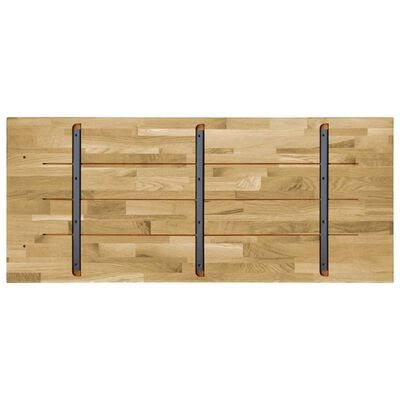 vidaXL Stalviršis, ąžuolo mediena, stač. form., 23mm, 140x60cm