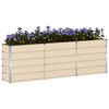 vidaXL Lovelis Ivory 160 x 40 x 75 cm Plienas