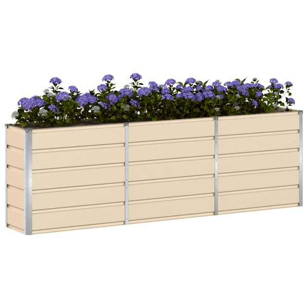 vidaXL Lovelis Ivory 160 x 40 x 75 cm Plienas