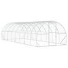 vidaXL Vi&scaron;tų būdas Sidabrinė 800 x 300 x 200 cm Galvanizuotas plienas