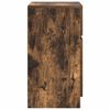 vidaXL Naktinė spintelė, dūminio ąžuolo, 39x35x65 cm, apdirbta mediena
