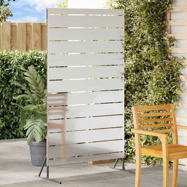 vidaXL Privatumo žaliuzės Pilka 100 x 50 x 180 cm Plienas