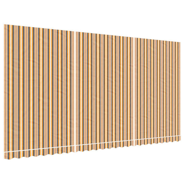 vidaXL Pakaitinis audinys markizei, įvairių spalvų, 6x3m, dryžuotas