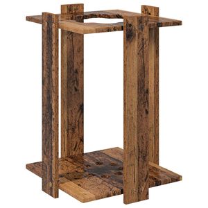 vidaXL Biliardo lazdos stovas Apdirbta mediena 42 x 43 x 60 cm