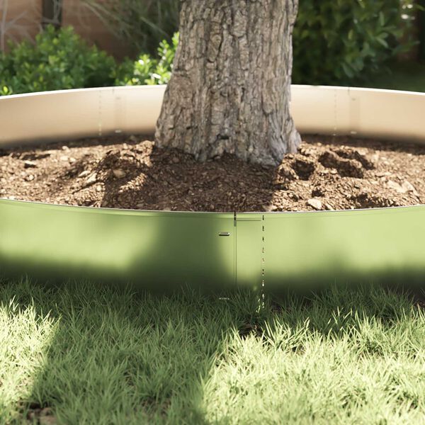 vidaXL Vejos borteliai 30 pcs Sidabro 100 x 25 cm