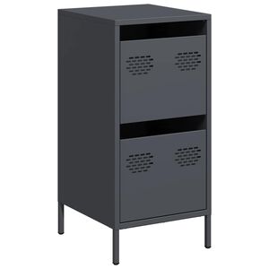 vidaXL indauja antracitas 35x39x73,5 cm &scaron;altai valcuotas plienas