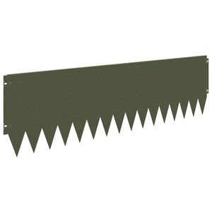 vidaXL Vejo kra&scaron;tas 20 pcs 103 x 30 cm Plienas Alyvuogių žalia