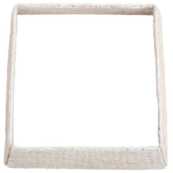 vidaXL Kalėdų Medžio Apykaklė Balta 60 x 60 x 28 cm Vandens hiacintas