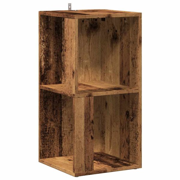 vidaXL kampinė spintelė Old Wood 33x33x67 cm Engineered Wood