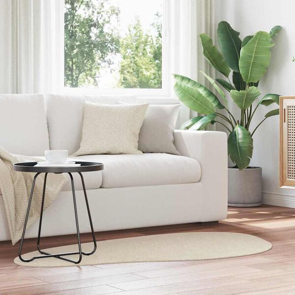 vidaXL Zoninės kiliminės dangos HUARTE Smėlio 80 x 150 cm Poliesteris