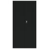 vidaXL Spintelė dokumentams, juodos spalvos, 90x40x220cm, plienas