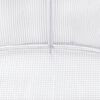 vidaXL &Scaron;iltnamis su plieno rėmu, baltos spalvos, 24x5x2,3m, 120m&sup2;