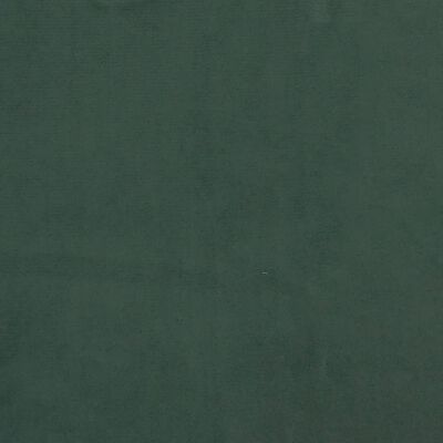 vidaXL Galvūgalis su auselėmis,tamsiai žalios,203x16x118/128cm,aksomas