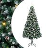vidaXL Dirbtinė Kalėdų eglutė Žalia 240 cm PVC ir Plienas ir Plastikas
