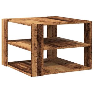 vidaXL kavos staliukas Old Wood 58x58x40 cm Engineered Wood