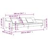 vidaXL Dvivietė sofa-lova su pagalvėmis ir pakoja, ruda, aksomas