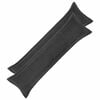 vidaXL Pagalvėlės užvalkalas 2 vnt. HOUTEN Tamsiai pilka 40 x 145 cm
