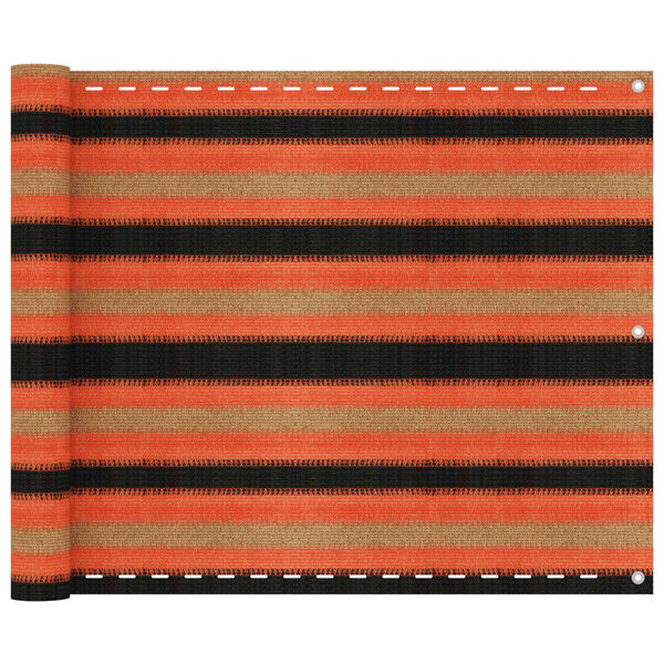 vidaXL Balkono pertvara, įvairių spalvų, 75x600cm, HDPE