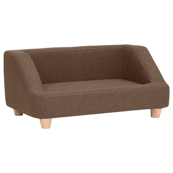 vidaXL Lova &scaron;unims, rudos spalvos, 95x63x39cm, linas