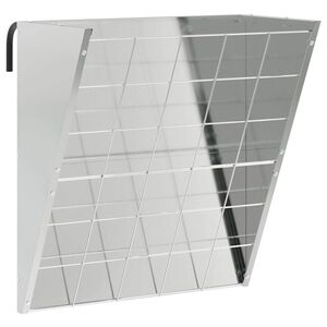 vidaXL Pakabinama &scaron;iaudų &scaron;ėrykla Sidabro 61 x 33 x 66 cm