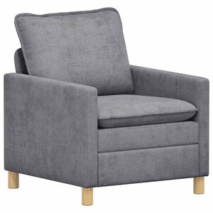 vidaXL Sofa &Scaron;viesiai pilka 76 x 81 x 87,5 cm Poliesteris