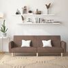 vidaXL Dvivietė sofa-lova, taupe spalvos, audinys