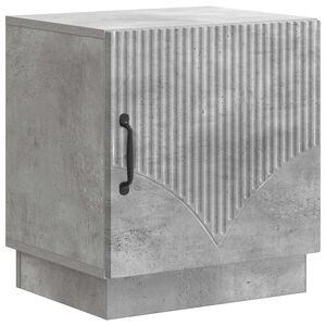 vidaXL Naktinis staliukas Betono pilka 43 x 34,5 x 47 cm