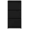 vidaXL indauja juodas ąžuolas 37,5x35x76 cm inžinerinė mediena