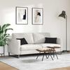 vidaXL Sofa Pagalvės 2 pcs Juoda 50 x 30 cm audinys
