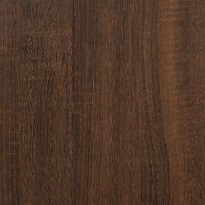 vidaXL Rašomasis stalas, rudas ąžuolo, 102x50x76cm, mediena