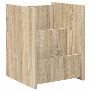 vidaXL Žurnalų stovas Sonoma ąžuolas 35 x 35 x 45 cm Apdirbta mediena