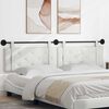 vidaXL Kabantysis galvūgalis Baltas 210 x 55 x 5 cm Dirbtinė oda