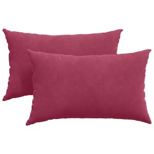vidaXL Sofa Pagalvės 2 pcs Vyno raudonumo 50 x 30 cm