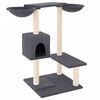 vidaXL Draskyklė katėms su draskymo stovais, tamsiai pilka, 82cm