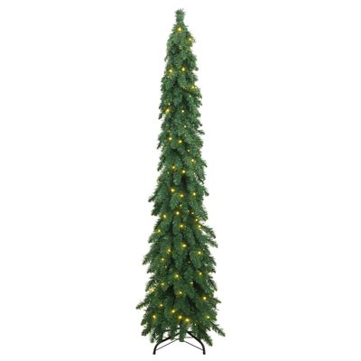 vidaXL Dirbtinė apšviesta Kalėdų eglutė su 100LED, 180cm