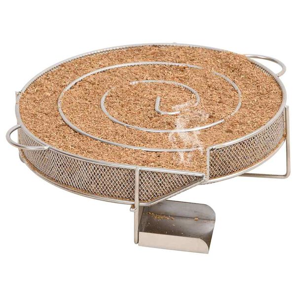 vidaXL &Scaron;alto rūkymo generatorius, apvalus 19,5 cm, plienas