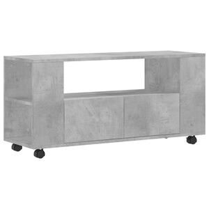 vidaXL Televizoriaus spintelė, betono pilka, 102x34,5x43cm, mediena