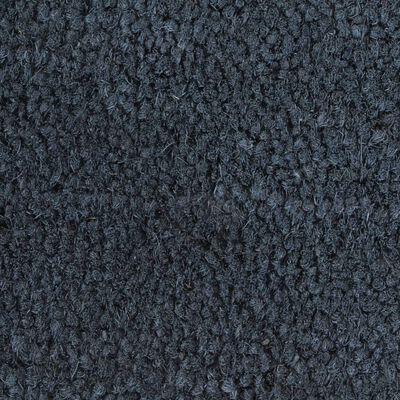 vidaXL Durų kilimėlis, tamsiai pilkas, 100x200cm, kokoso pluoštas