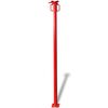 vidaXL Akro propas Raudona 280 x 12 x 12 cm