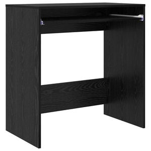 vidaXL Stalas Juodas ąžuolas Apdirbta mediena 77,5 x 43 x 79 cm