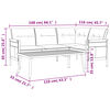 vidaXL Sodo poilsio baldų komplektas, 2 dalių, antracito, plienas