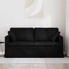 vidaXL Sofa Juoda 158 x 78 x 80 cm Aksomas