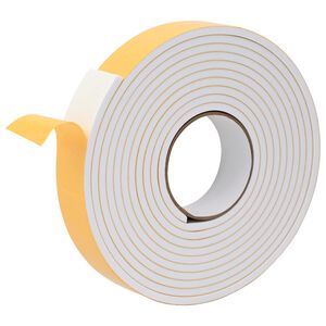 vidaXL Savigautinė putų juosta 20 vnt. Balta 30mm x 5m CR putplastis